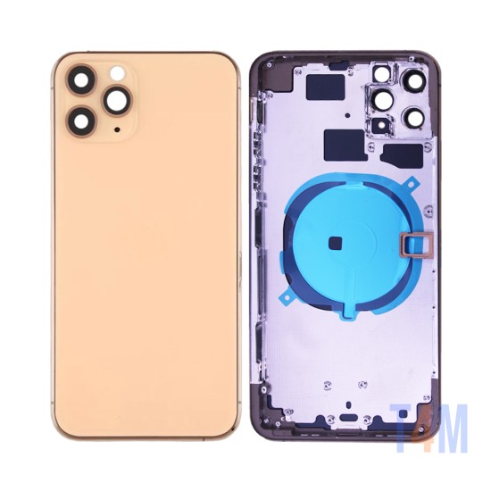 Tapa Trasera+Frame Apple iPhone 11 Pro Max Dorado